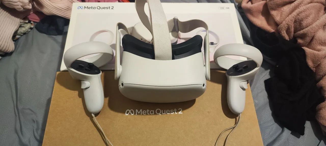 Meta Quest 2 128GB - Ótimo Estado, Completo na Caixa