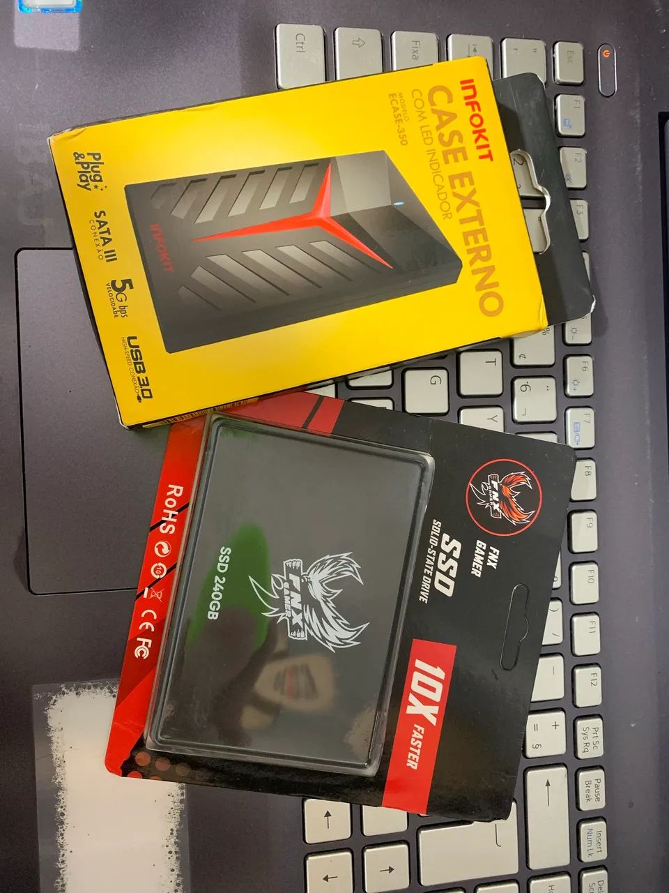 Kit para upgrade de notebook