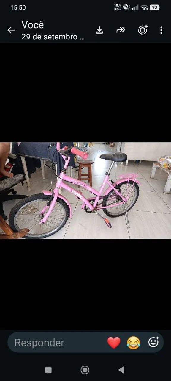 Bicicleta rosa ? semi nova  - Foto 2