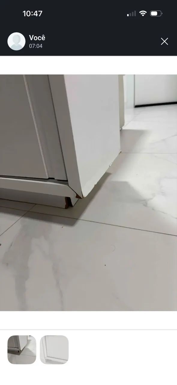 Balcão branco 2,50mx0,35cmx0,55cm - Foto 3