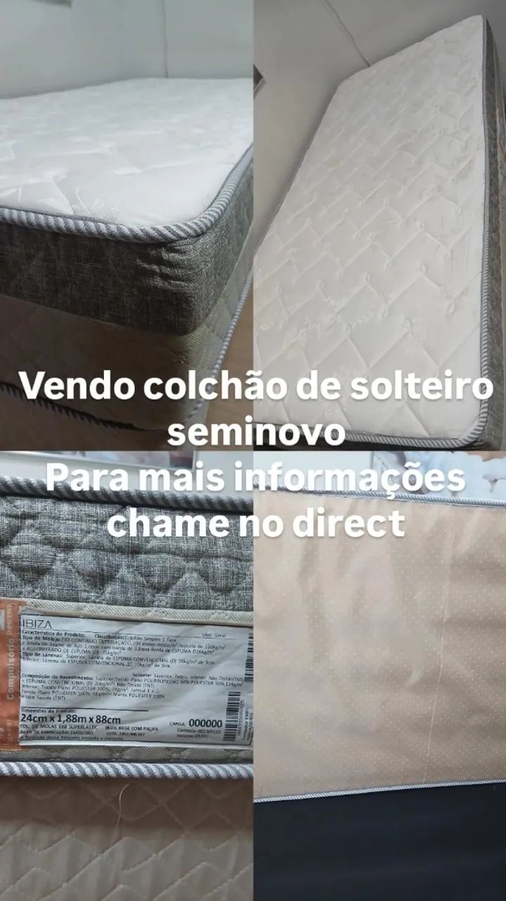 Colchão solteiro e casal em ótimo estado - Foto 2
