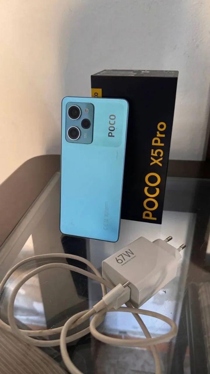 Poco X5 PRO Lindo na cor AZUL 