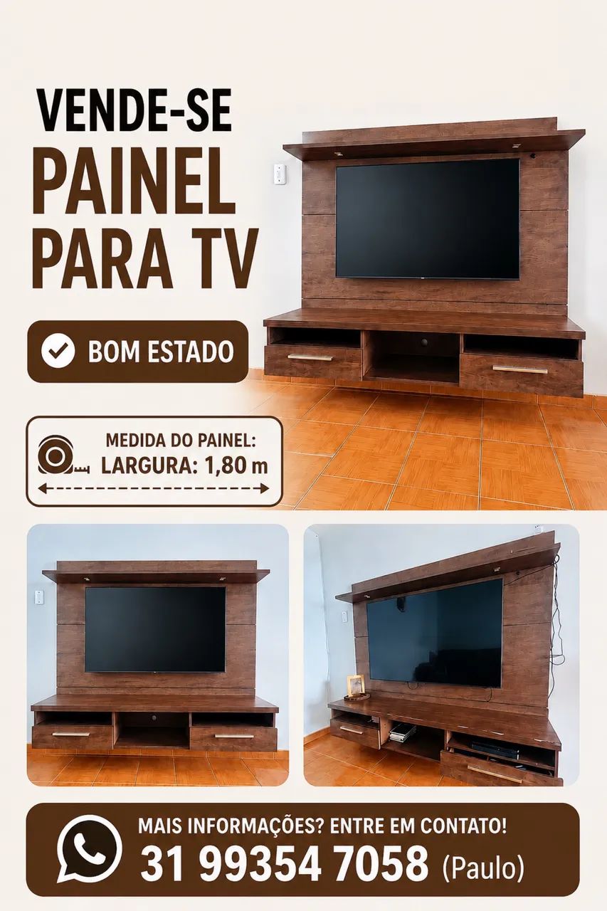 Rack com painel