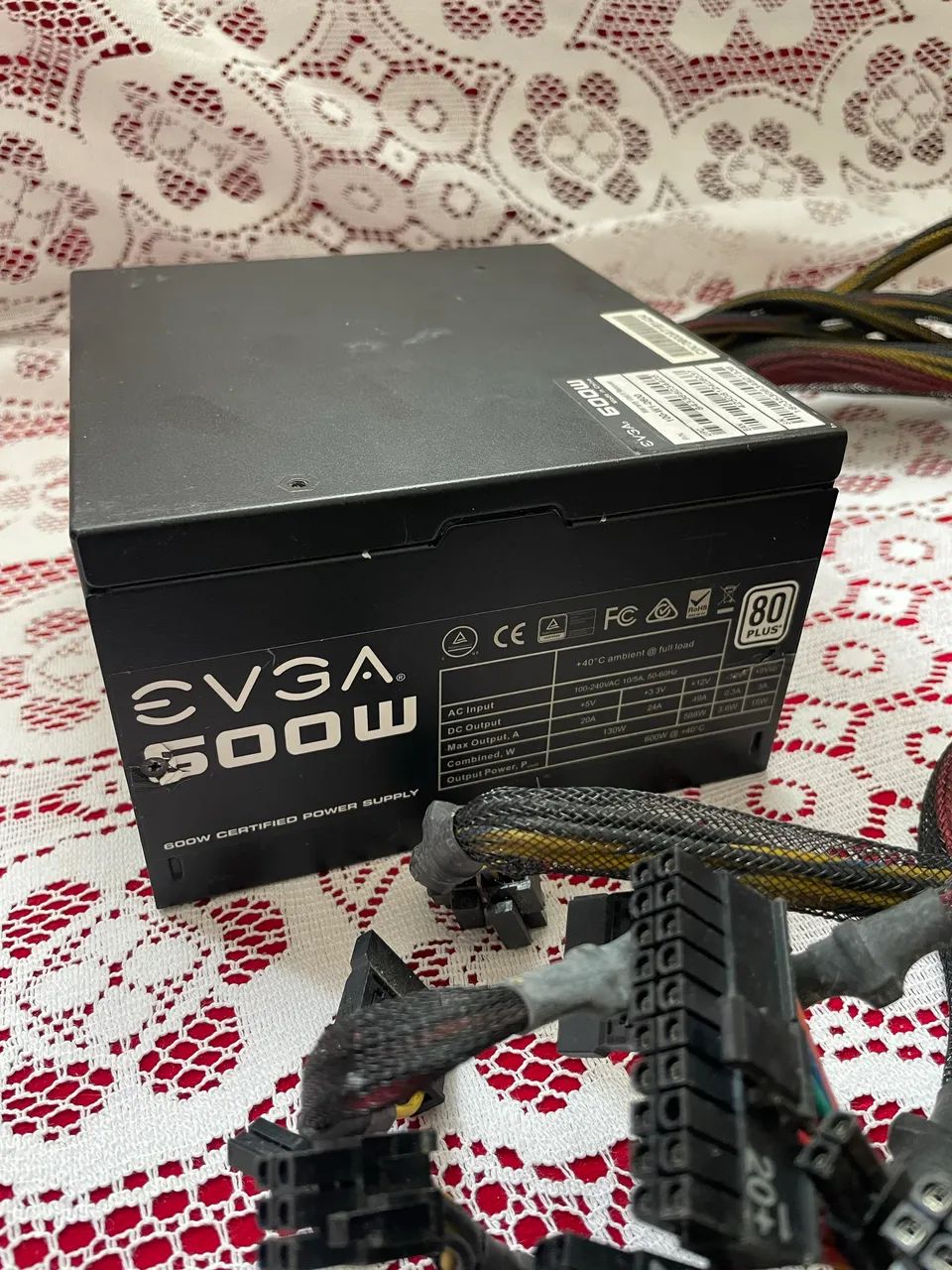 Fonte EVGA 600w 80 plus - Foto 4
