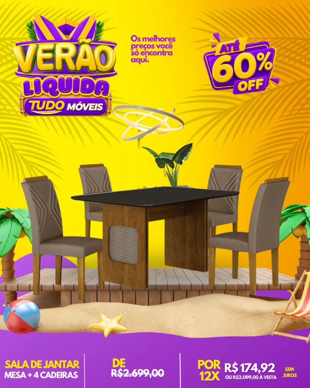 Conjunto de jantar 4 cds 100%MDF - Foto 2