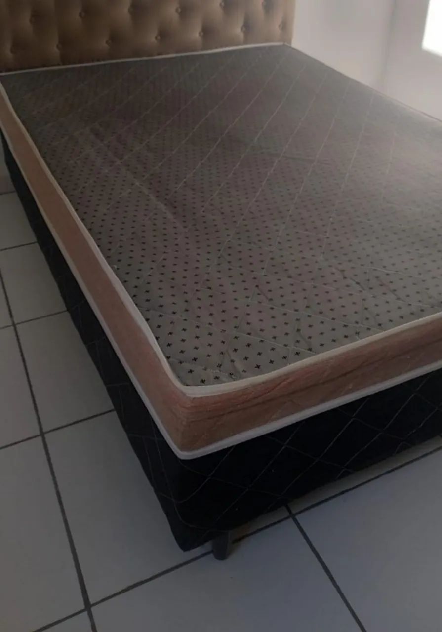 Cama box e colchão de casal  - Foto 2