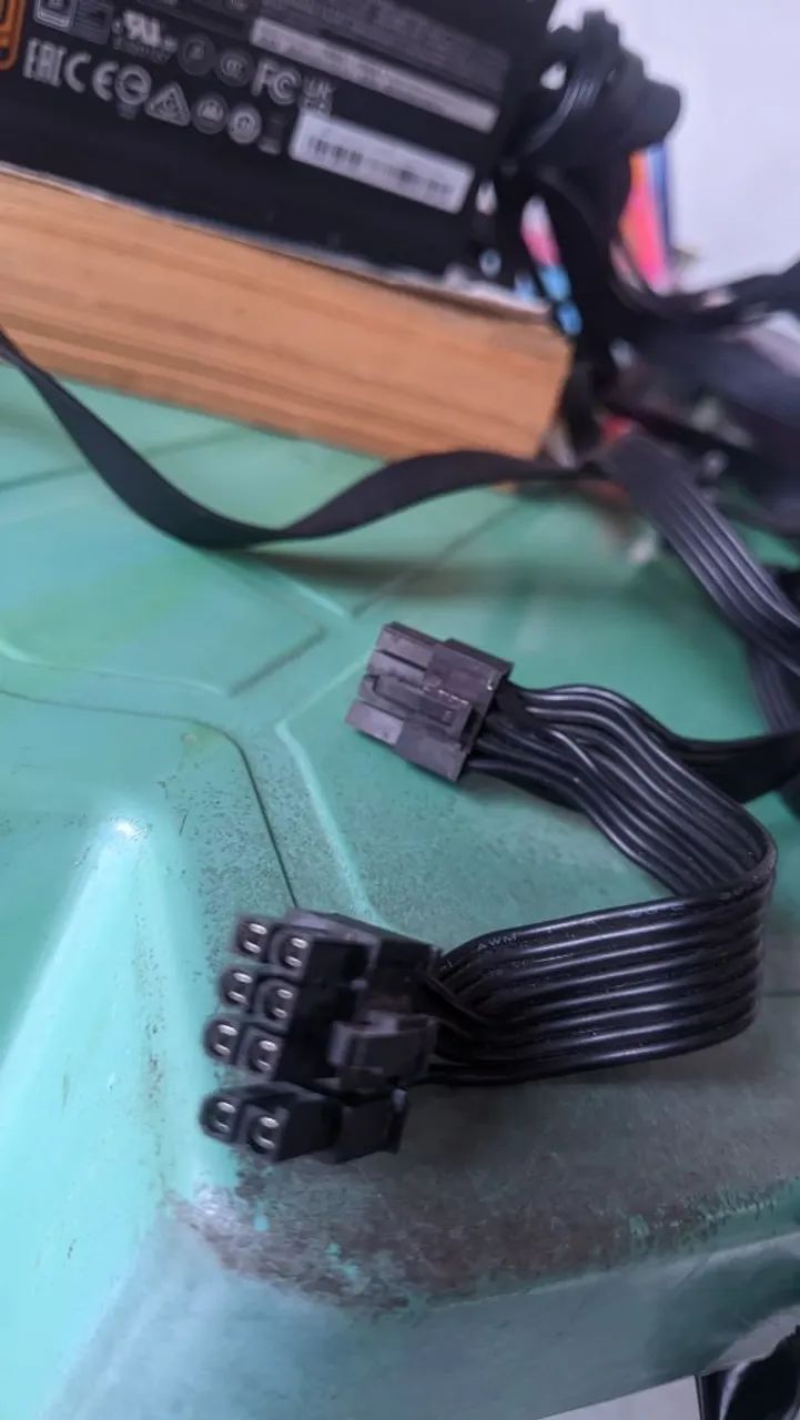 Fonte cooler master 450w 80 plus valor : 100 Reais  - Foto 4