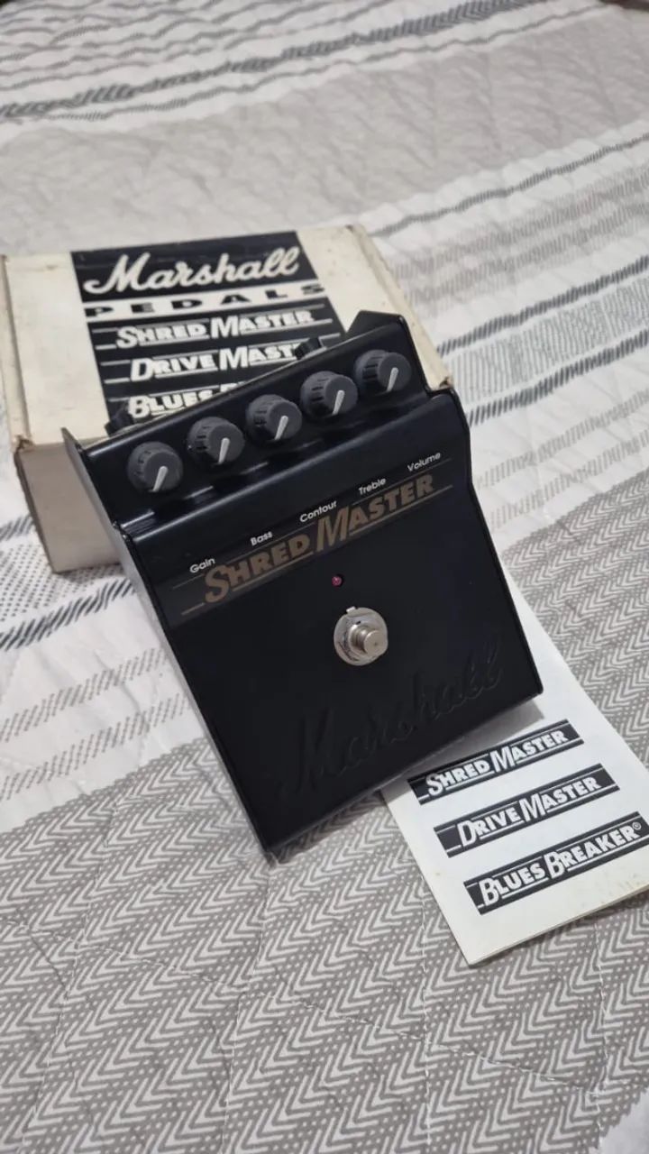 PEDAL SHRED MASTER MARSHALL 1992 COLECIONADOR TEM 32 ANOS SEM USO