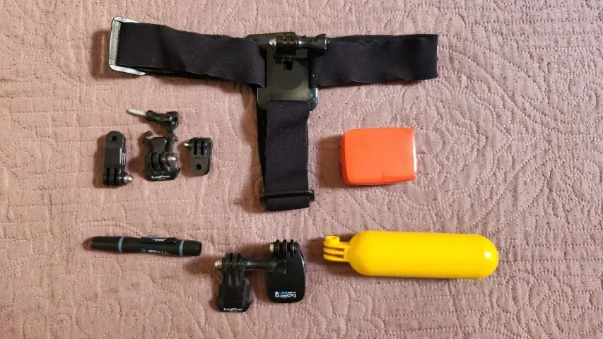 GoPro Hero 3 com vários acessórios e cartão de memória  - Foto 3