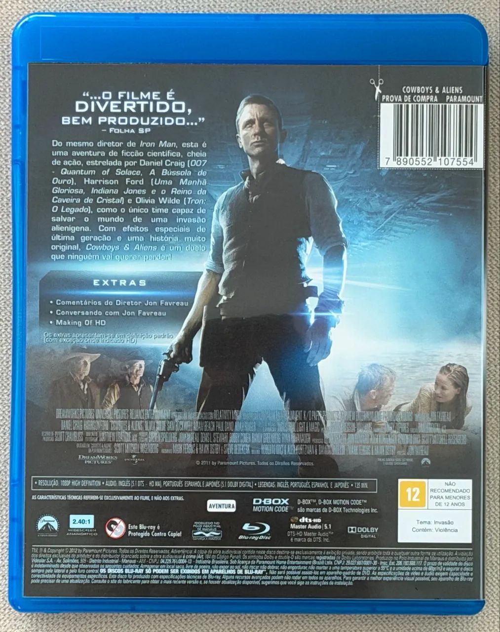 BLU-RAY COWBOYS & ALIENS (ORIGINAL) - Foto 2