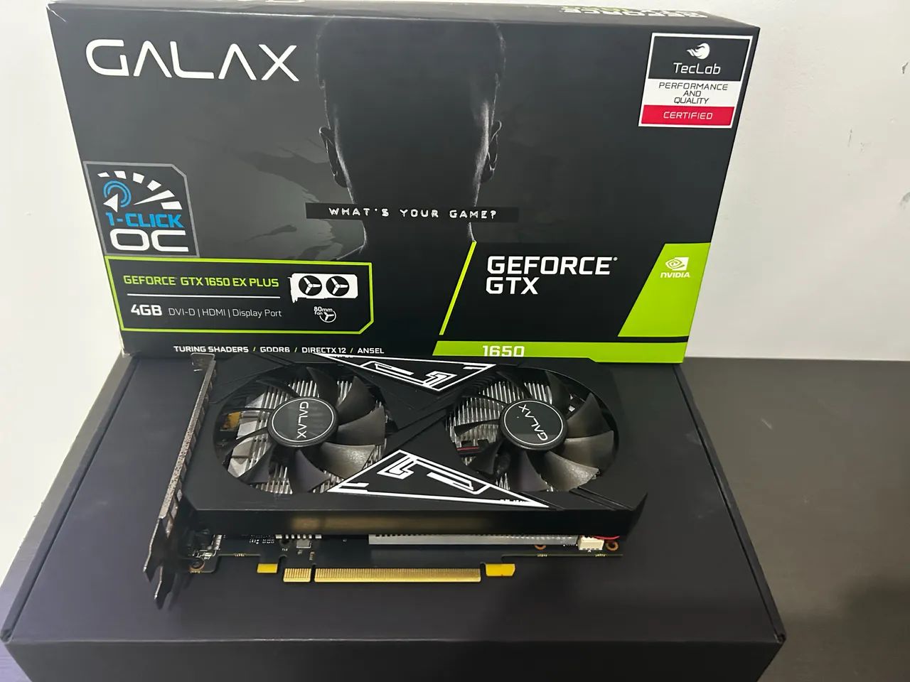 PLACA DE VÍDEO GTX 1650