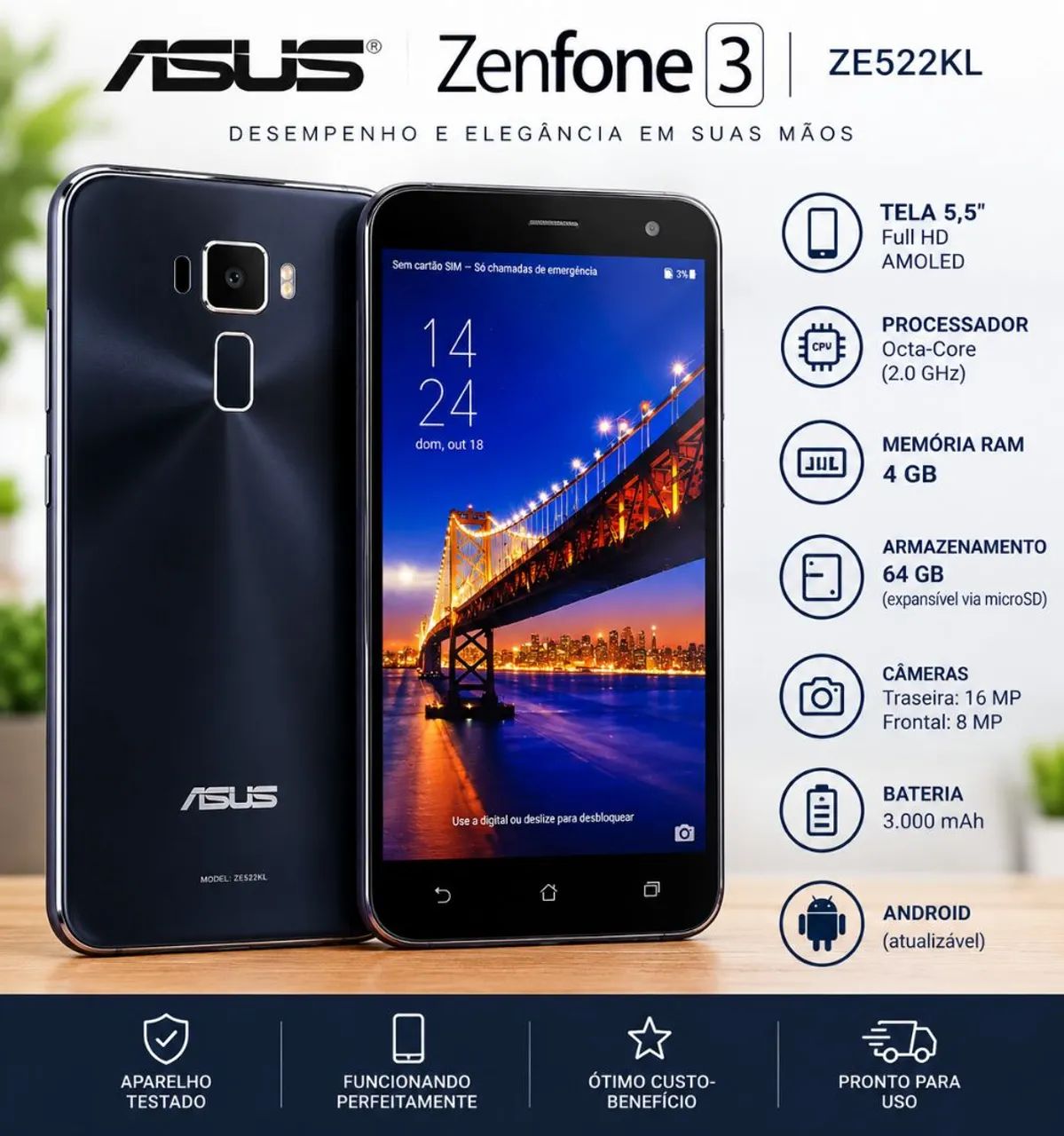 Celular Asus Zenfone 3