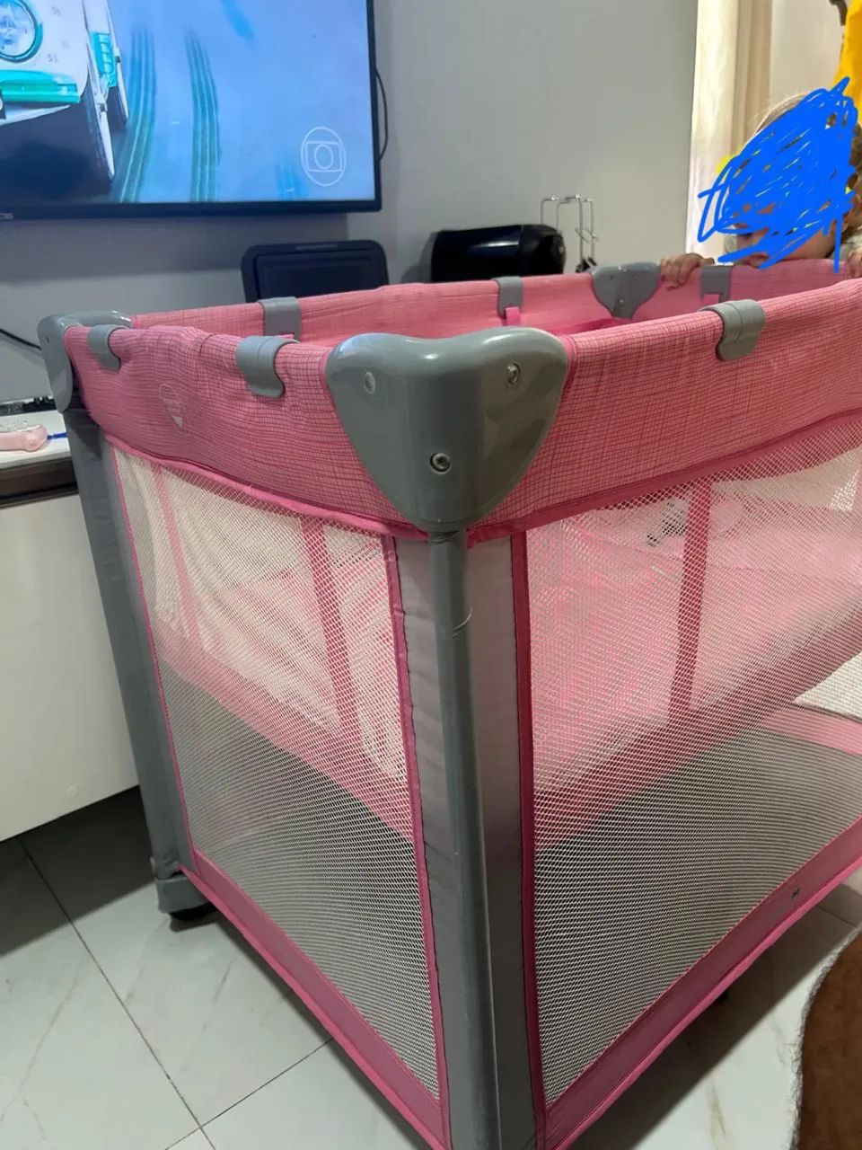 Berço Mini Play Safety desmontável 