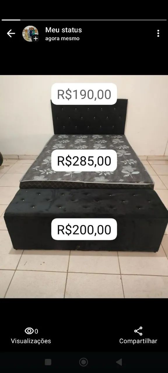 Camas box casal 
