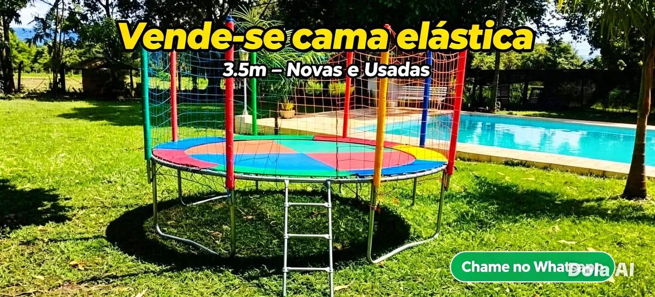Vende- se cama elástica, usadas