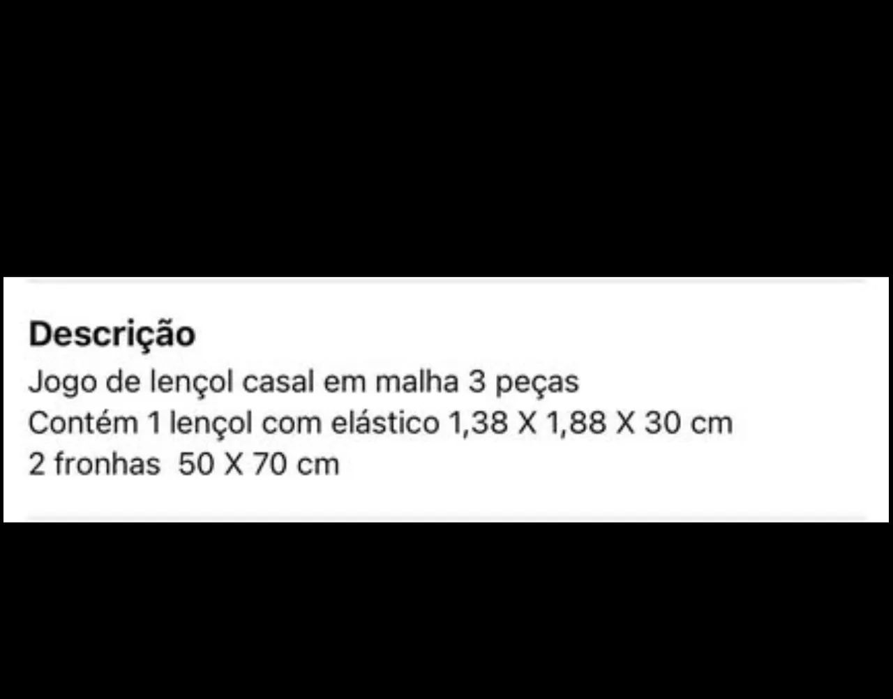 Jogo de lençol casal em malha 3 peças - Foto 6