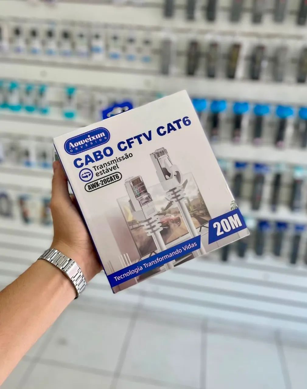 Cabo de rede cat6 - 20 metros (promoção)