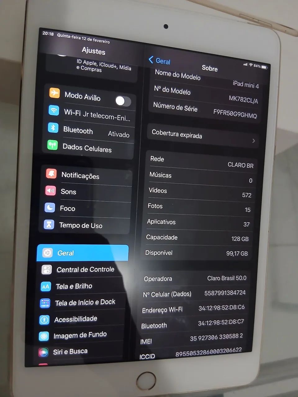 Ipad mini 4 128 giga com chips  - Foto 2