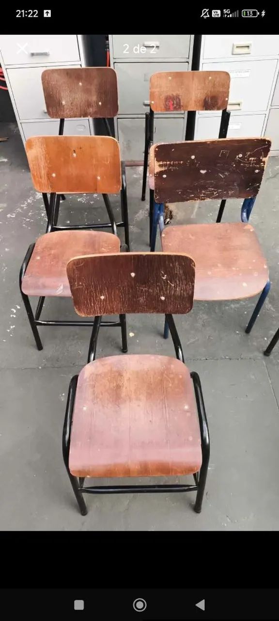 Cadeira escolar com 5 peças - Foto 2