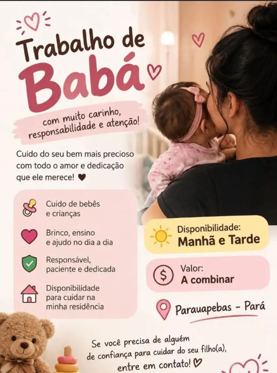 Babá disponível 