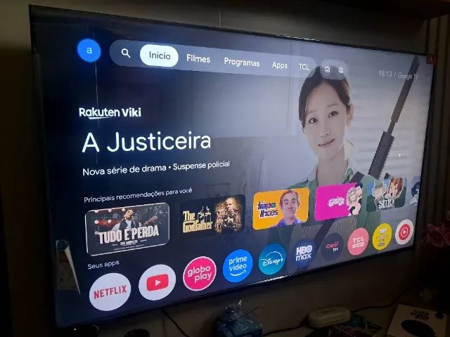 Televisão tcl 55 polegadas Qled 4k hein Google  - Foto 4