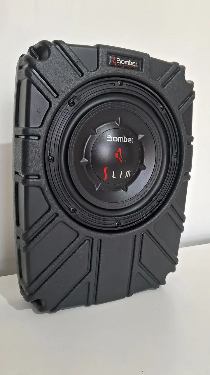 Caixa slin Bomber amplificada com sub 8" - Foto 5