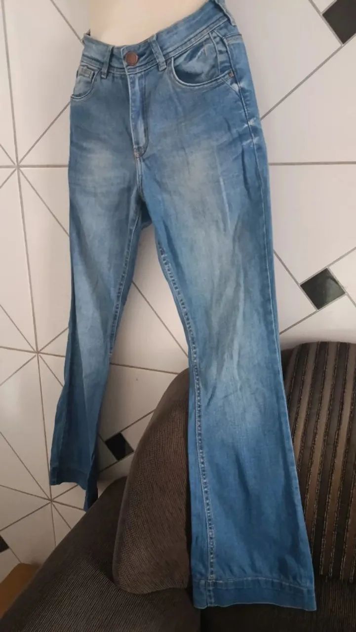 Calça jeans feminina número 34 - Foto 2