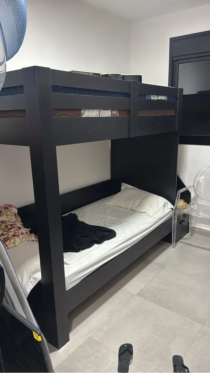 Cama solteiro multifuncional zerada beliche  - Foto 5