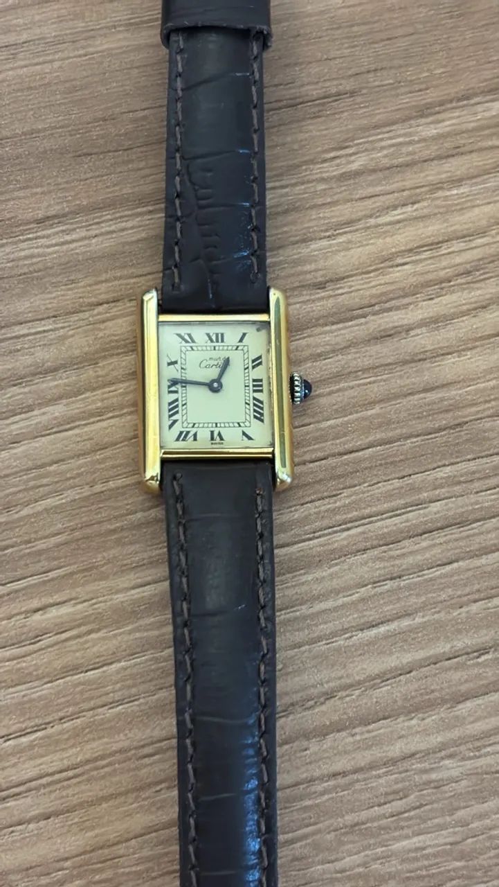 Relógio Cartier must tank 