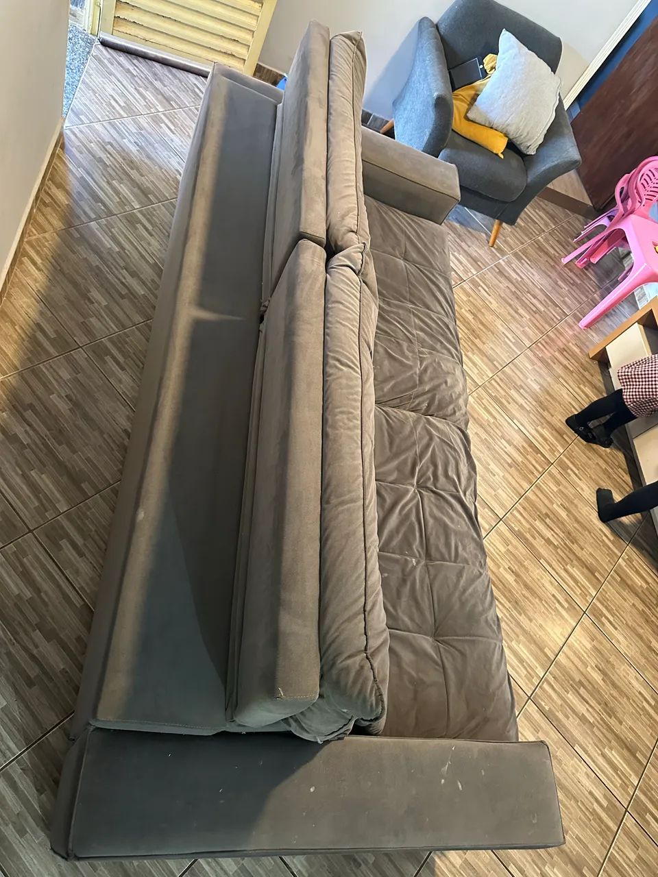 sofá 2,50m retrátil e reclinável - Foto 5
