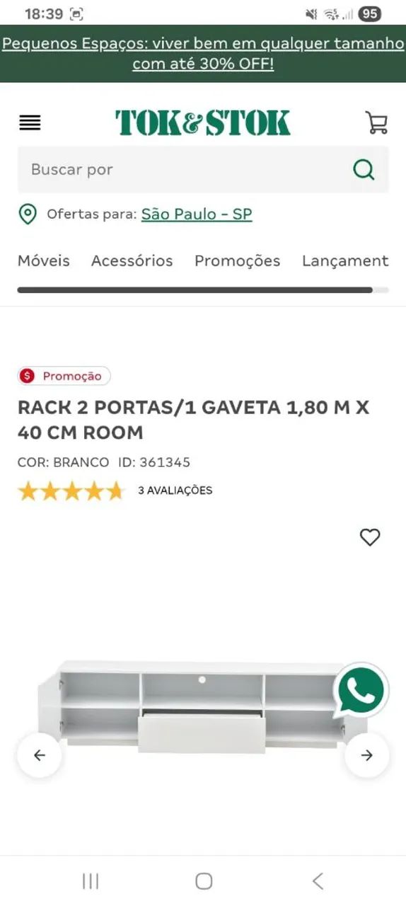 RACK TOK STOK USADO - Foto 3