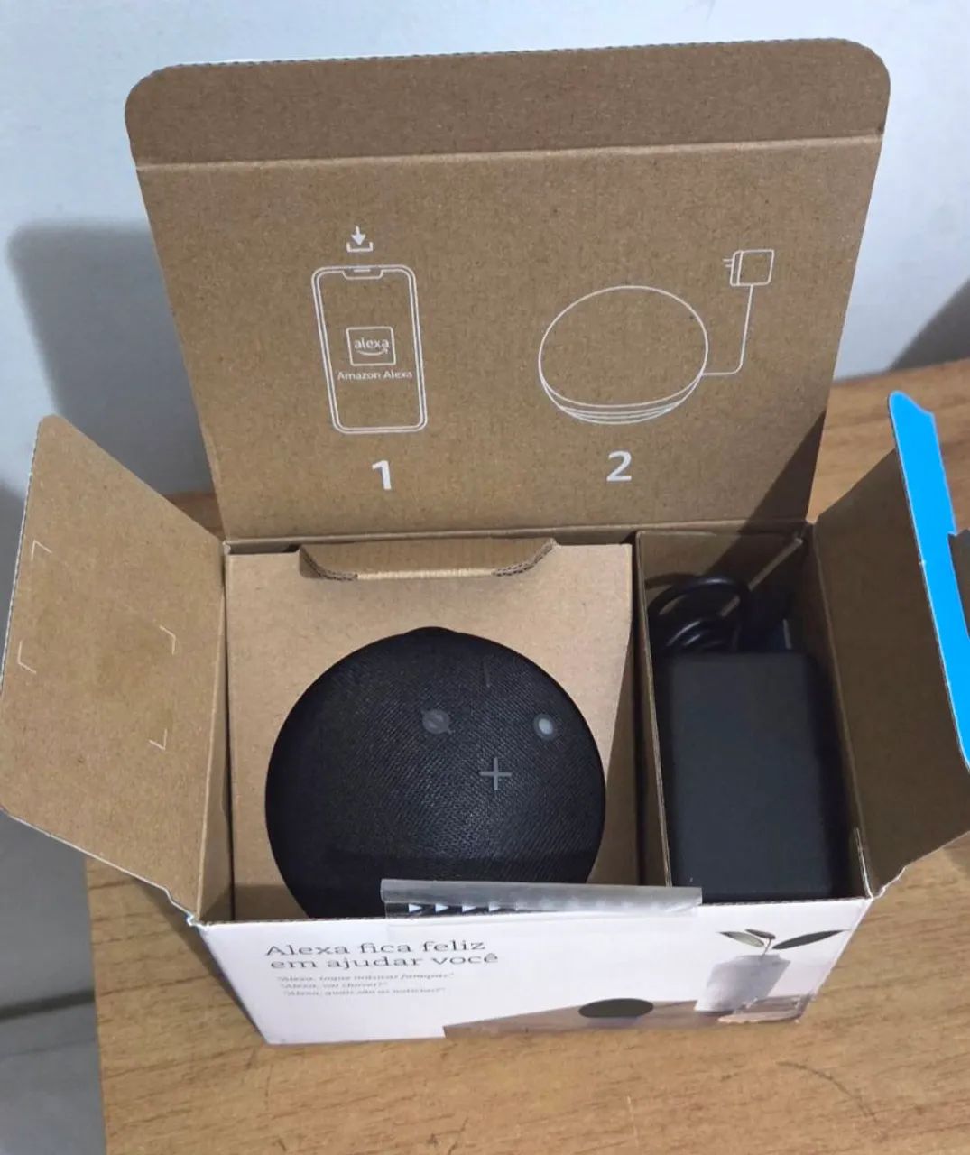 Echo Dot 5a Geração Amazon Smart Speaker c/ Alexa Wi Fi Bluetooth na caixa nunca foi usada - Foto 3