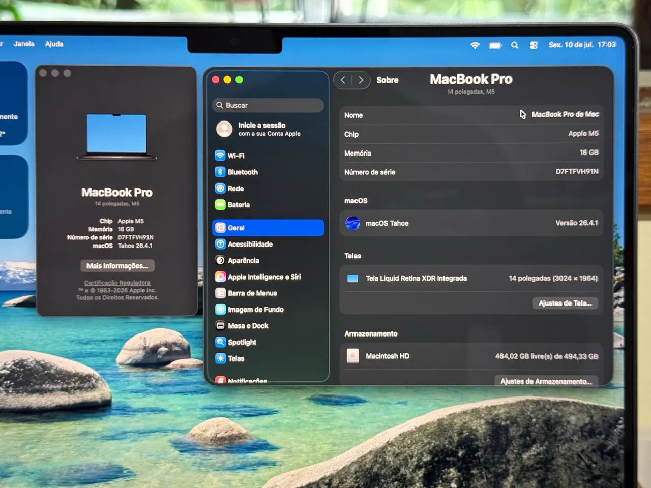 MacBook Pro 14 M5 (2025 - SPB) 40 ciclos Novíssimo  - Foto 5