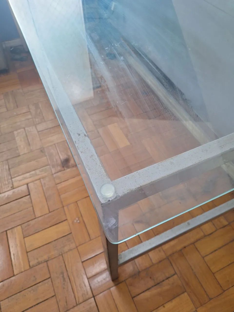 Mesa de vidro/ Estação de trabalho  - Foto 5