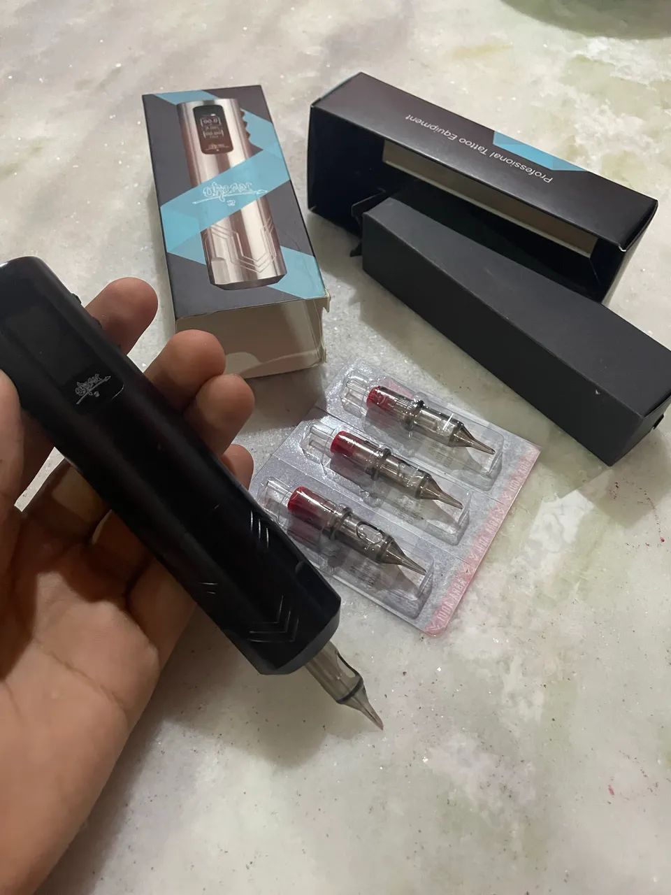 Máquina de tatuar pen sem fio  - Foto 2