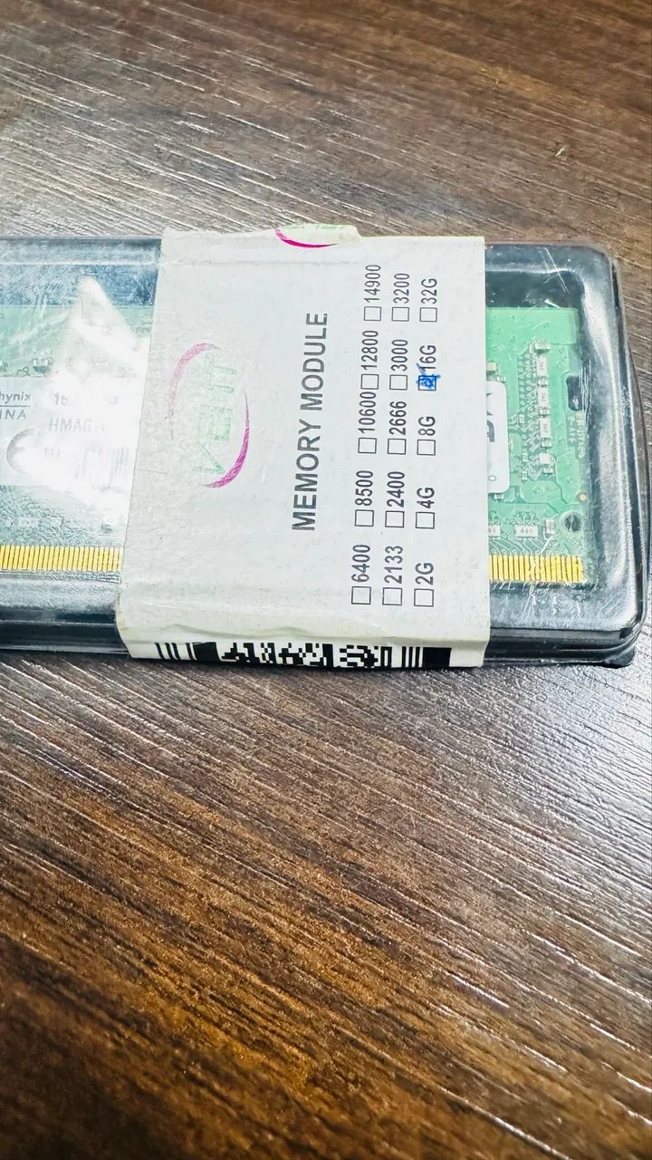 Memória 16 gb ddr4 3200