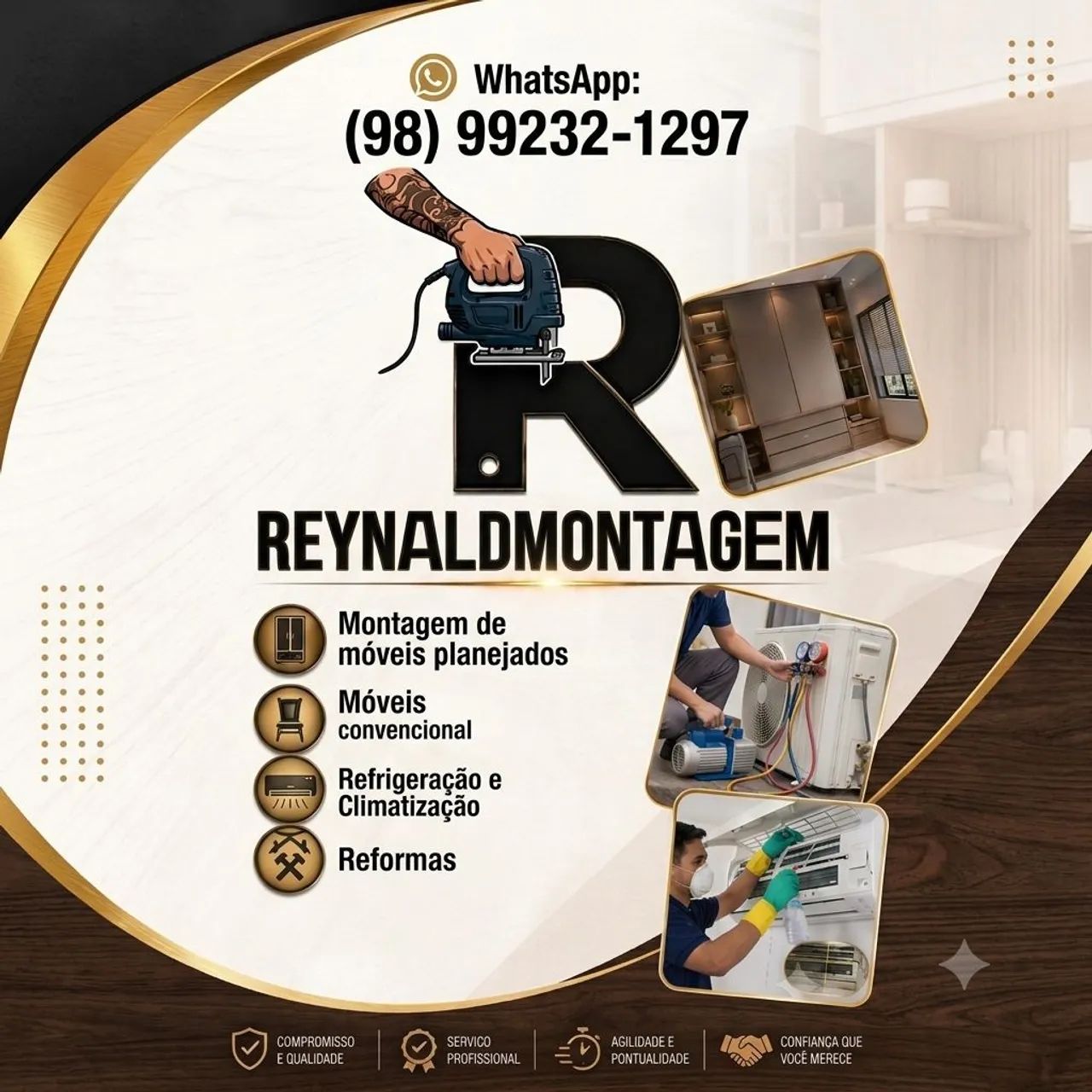 MONTADOR DE MÓVEIS E AR-CONDICIONADO  - Foto 3