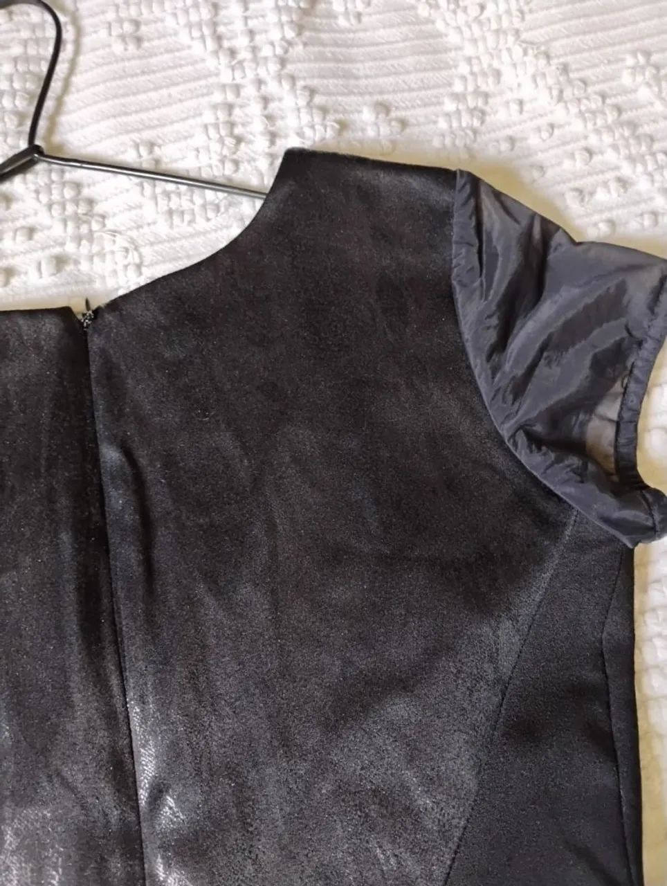 Vestido tubinho  preto  - Foto 3