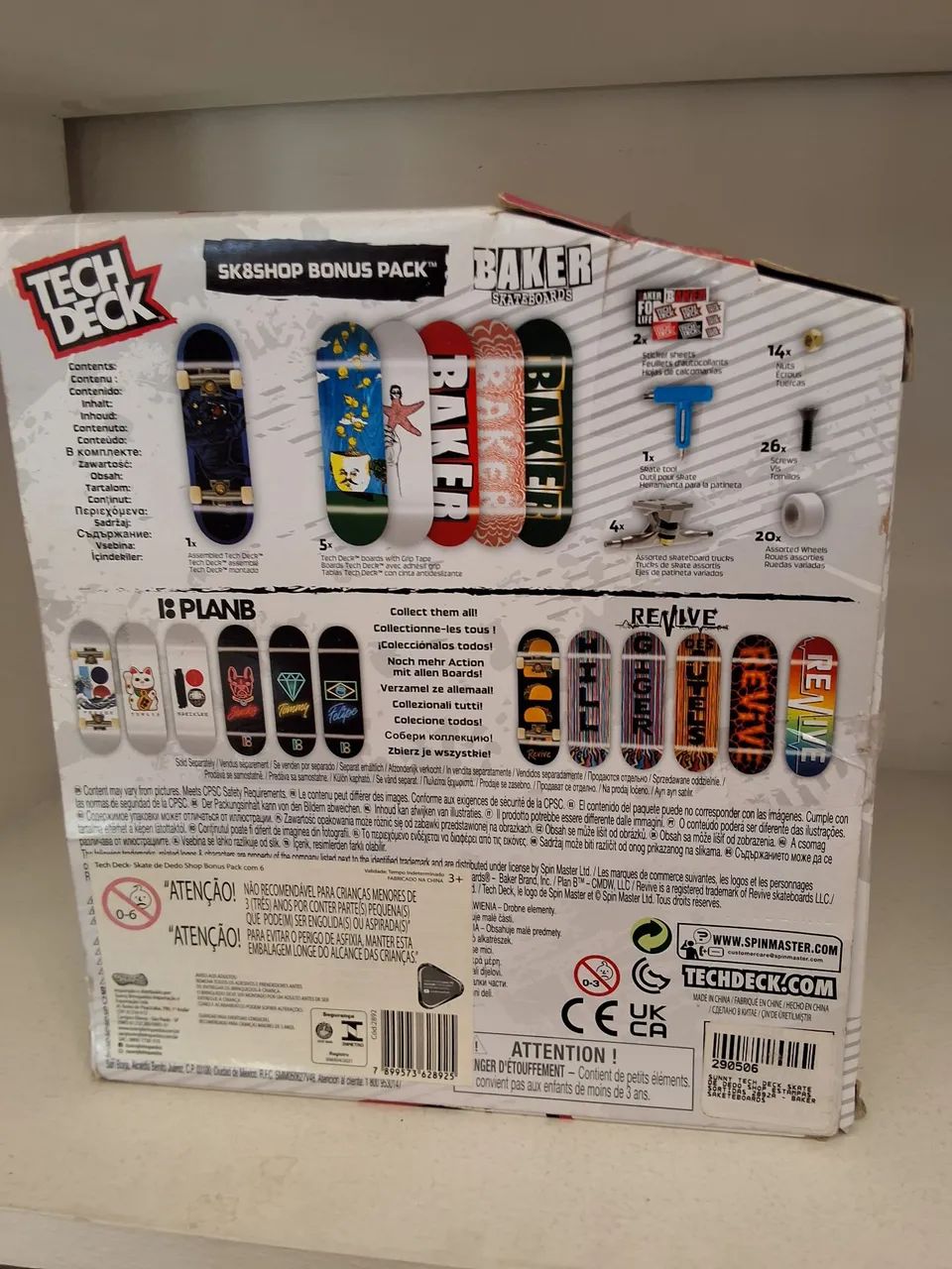 Tech deck bônus pack 6 Baker factory lacrado - Foto 2