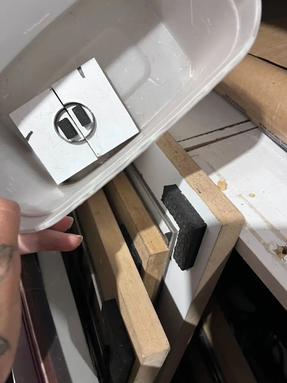 2 Faca de corte e vinco Para pasta com bolso e orelha - Foto 3