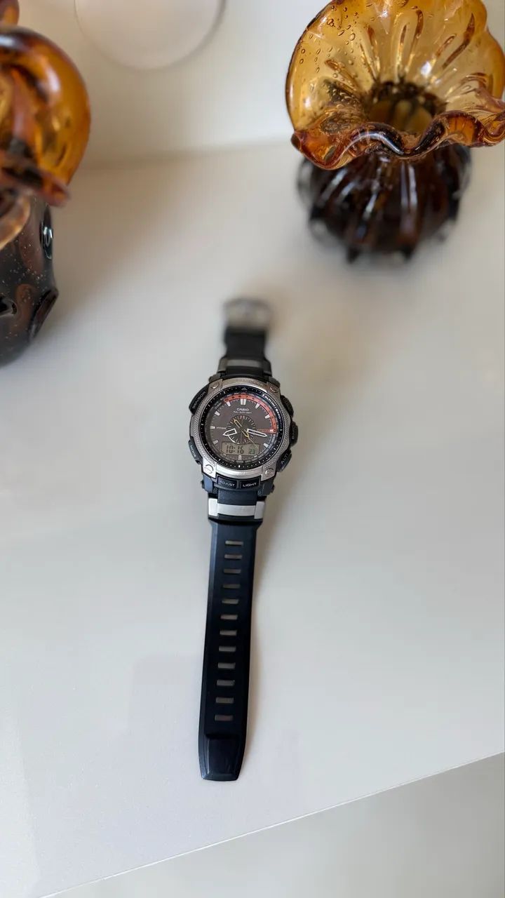 Relógio Casio Pro Trek PRW-5000( Tough Solar ) - Foto 2
