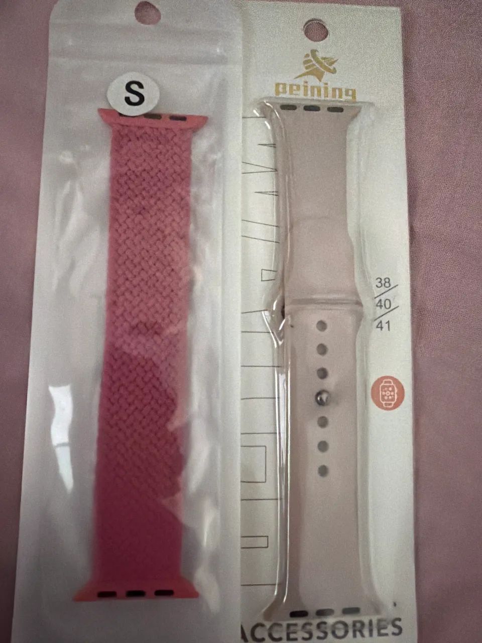 KIT 2 PULSEIRAS APPLE WATCH 41MM