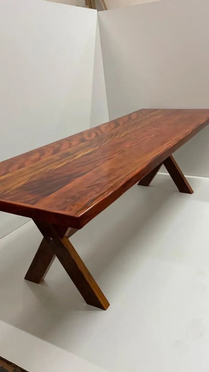 Mesa de peroba - madeira de demolição  - Foto 4