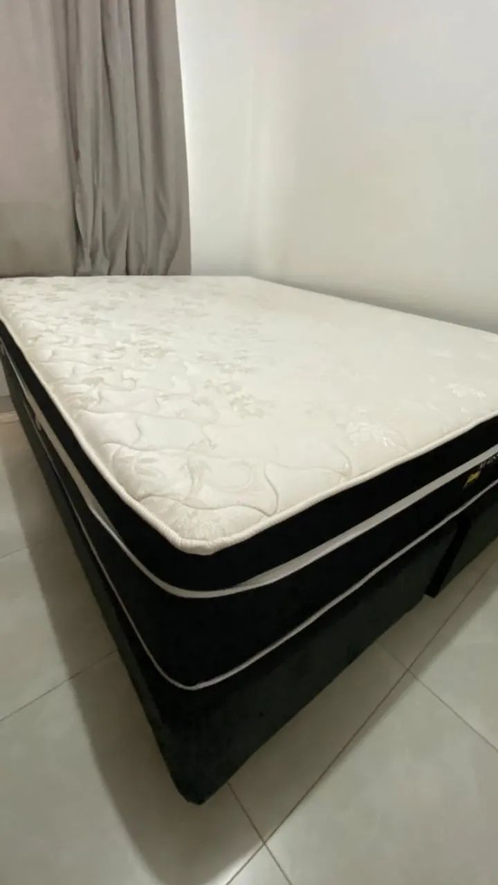 Cama Box Queen Size MaisSono com Massageador + Base Bi-partida - Foto 4