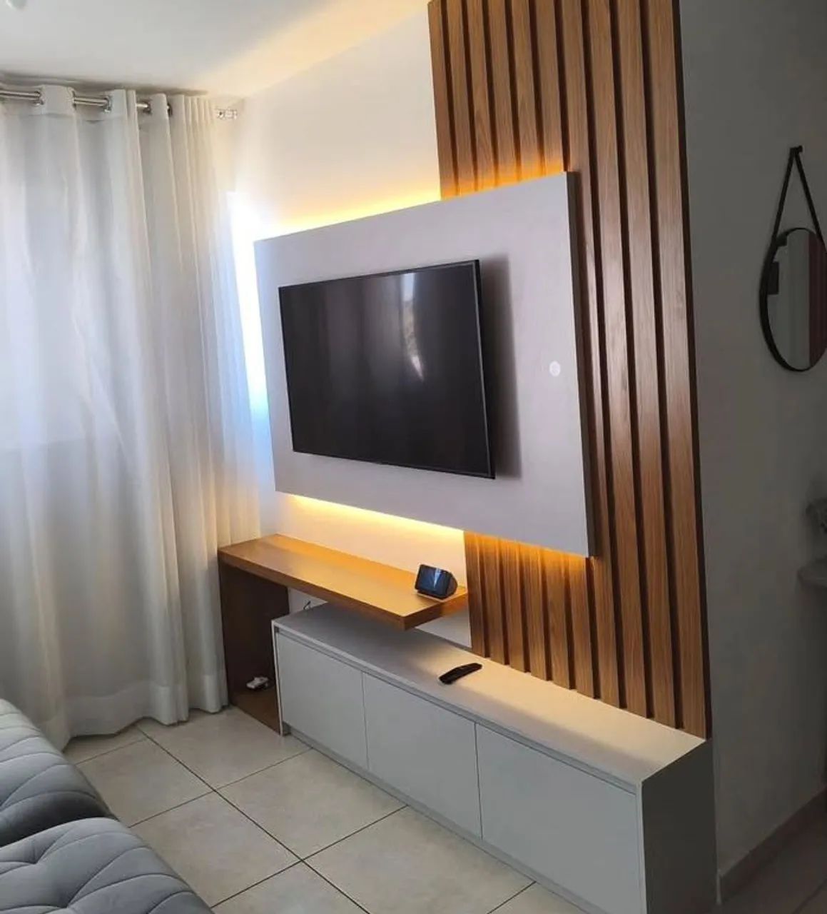 Marcenaria painel de TV  - Foto 2