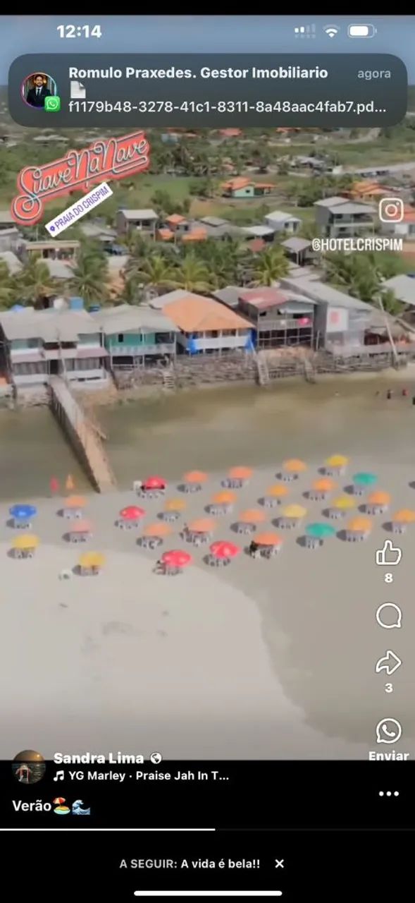  VENDE-SE - HOTEL PÉ NA AREIA EM CRISPIM