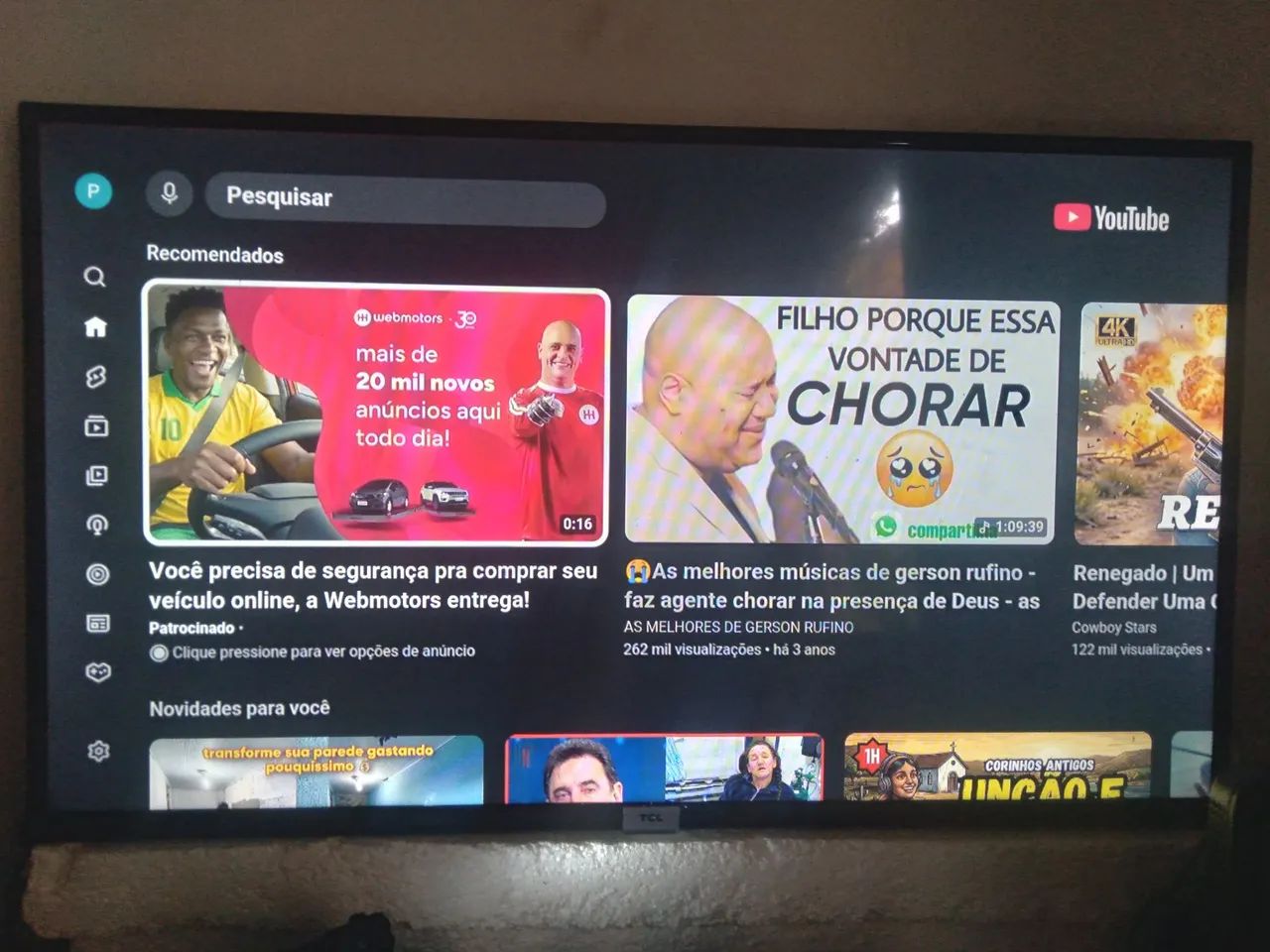 Smartv tcl 43polegadas modelo 43s6500sf conservadissima pouco uso funcionando tudo. - Foto 2