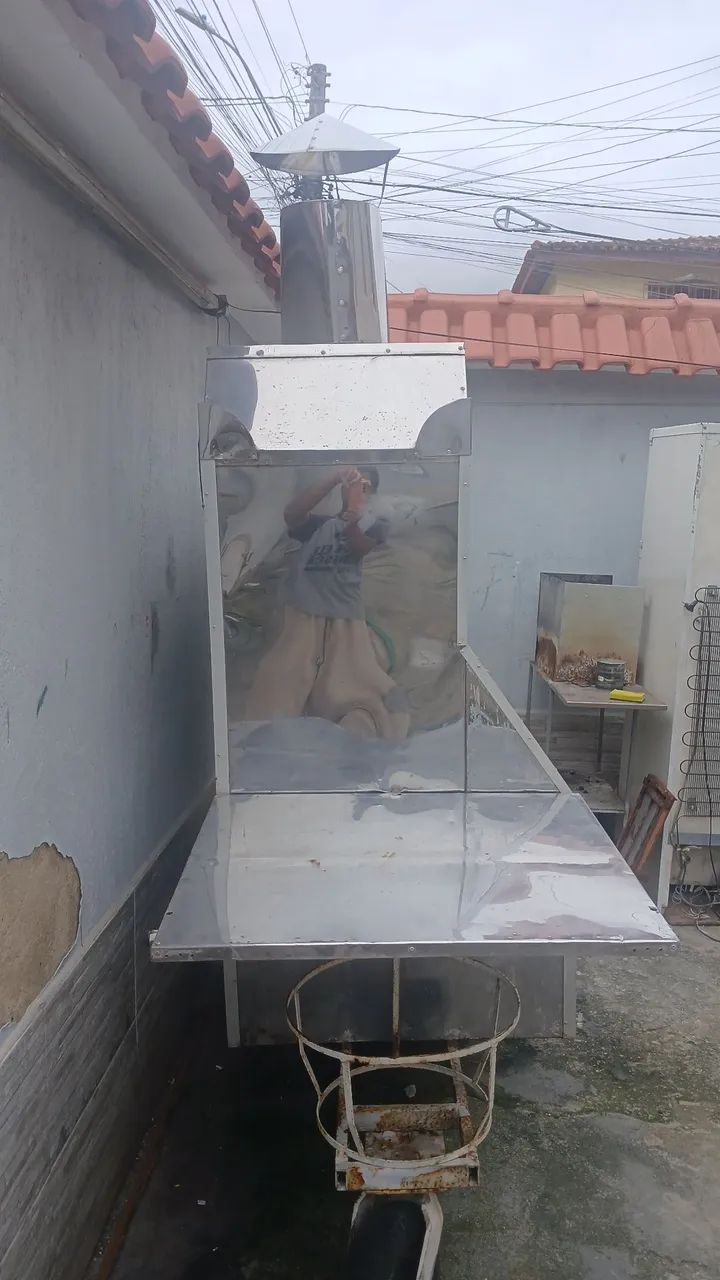 Carrinho de churrasquinho inox  - Foto 2