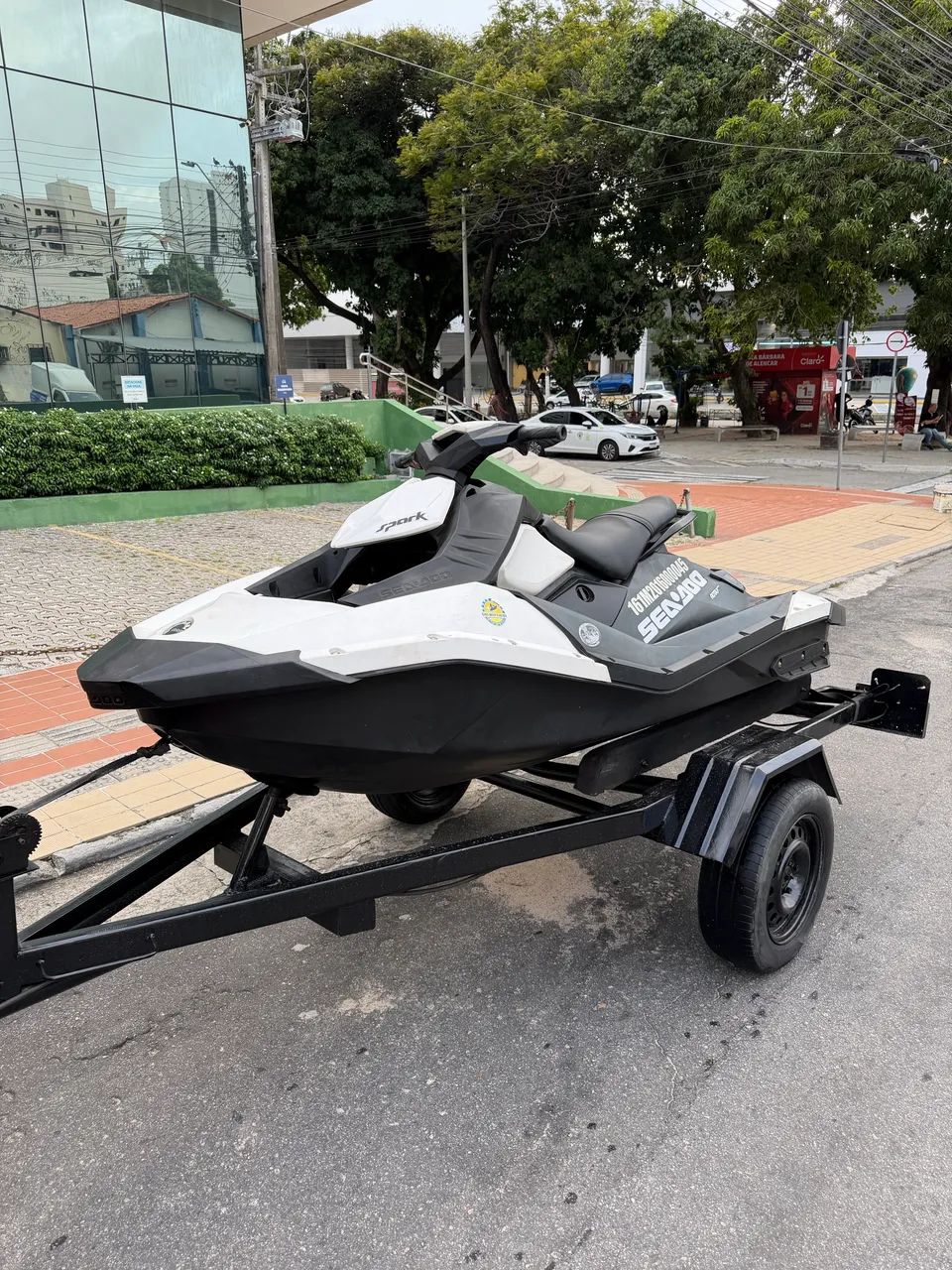 Vendo ou troco jetski Seadoo spark 2016 em estado de zero! Extra , todo revisado  - Foto 3