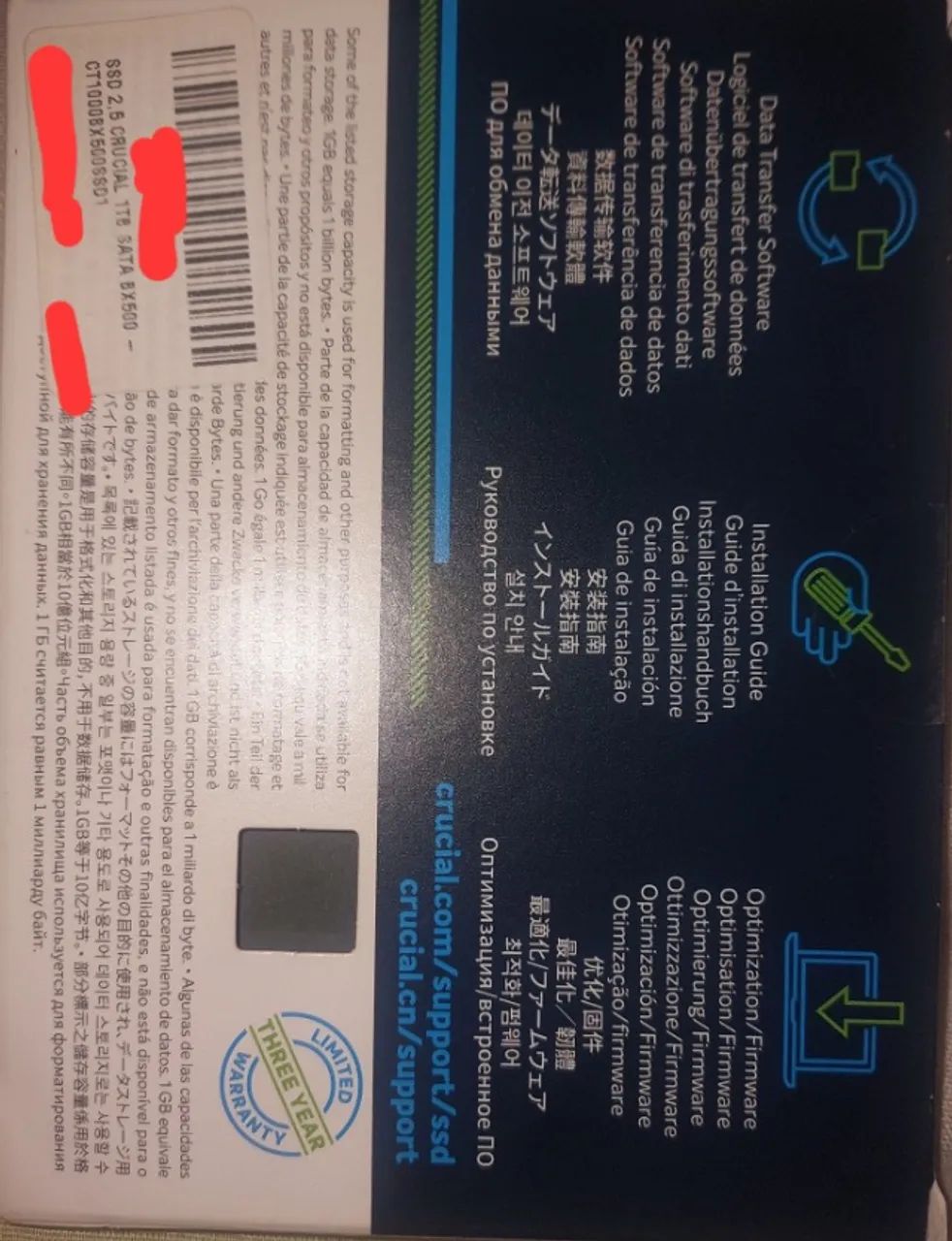 SSD 1TB CRUCIAL - Foto 2